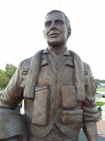 Bronze Air Force Pilot statue