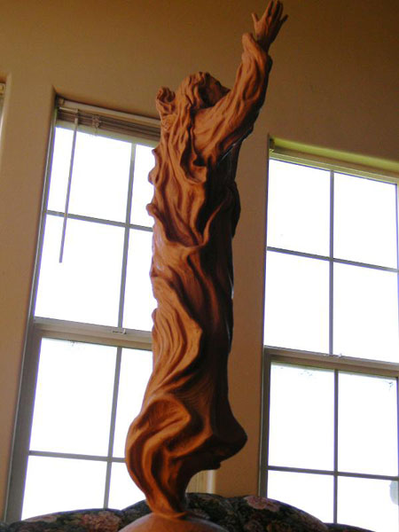 Ascending Christ statue 7