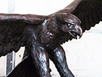 Bronze 12 Foot Hawk statue