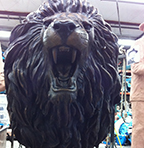 Lion Bronze Statue