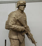 bRONZE mARINE STATUE