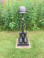 Vietnam War Battle Cross Statue