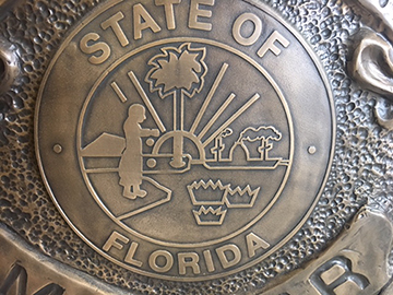 Florida Police Officer Memorial Bronze Statue