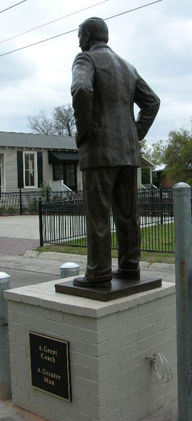 LSU Coach Paul Dietzel bronze statue monument 2