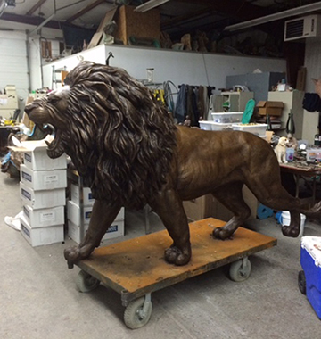 Life Size Lion Statue