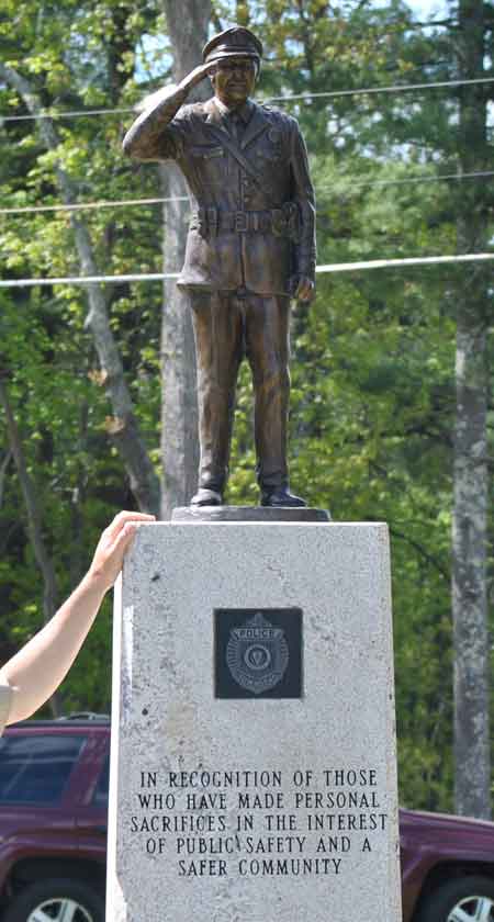 Police Officer Bronze Monument statue