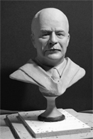 Samuel Brooks bust statue