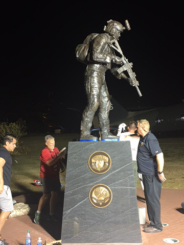 Bronze Special Forces Soldier Monument Statue