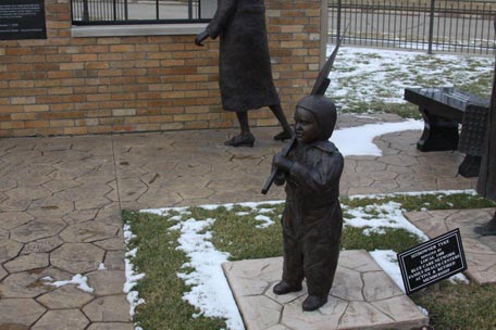 United Auto Workers bronze protest UAW monument 1