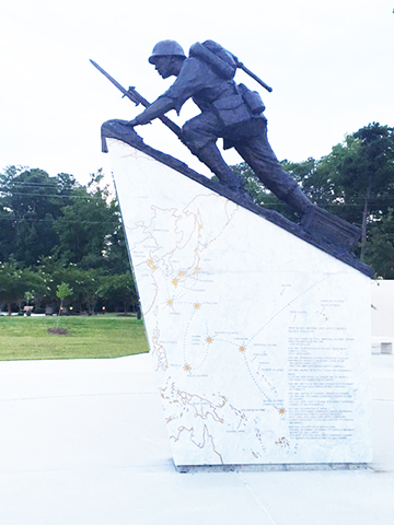 World War Two African American Marine Statue